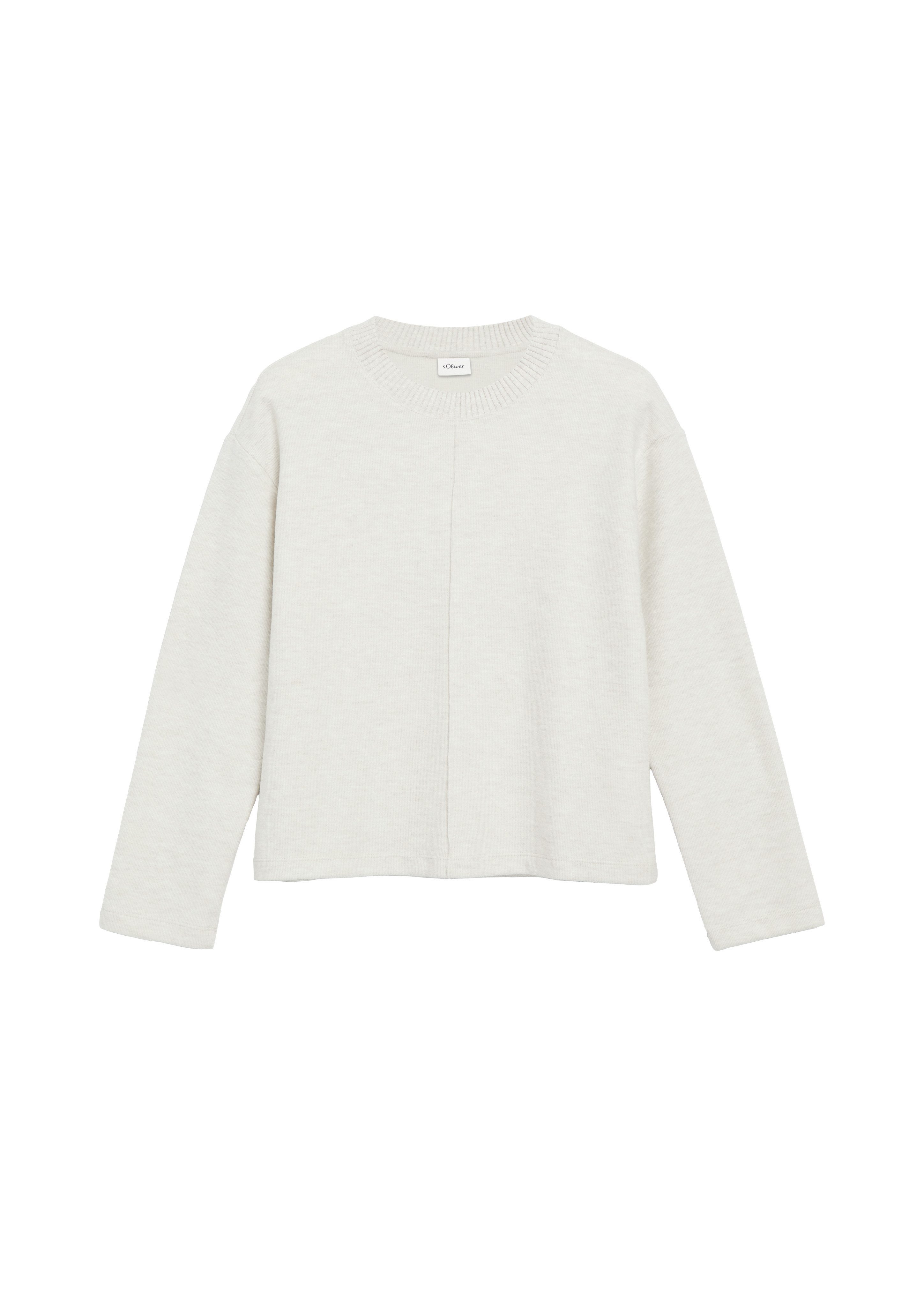 s.Oliver Sweatshirt Relaxed Fit mit überschnittenen Schultern – Bild 3 von 4