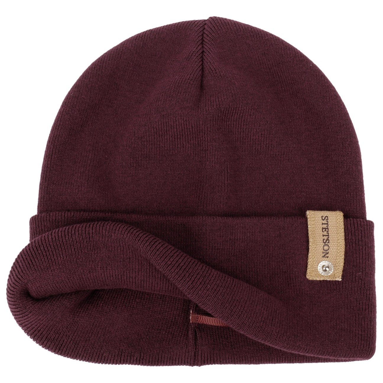 Stetson Beanie (1-St) Beanie mit Umschlag, Made in Italy