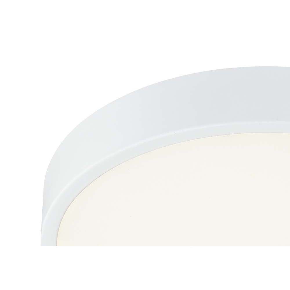 Bade LED Lampe Dimmbar Aluminium Globo LED-Leuchtmittel Decken Leuchte verbaut, Opal Zimmer Neutralweiß, LED Deckenleuchte, fest Weiß