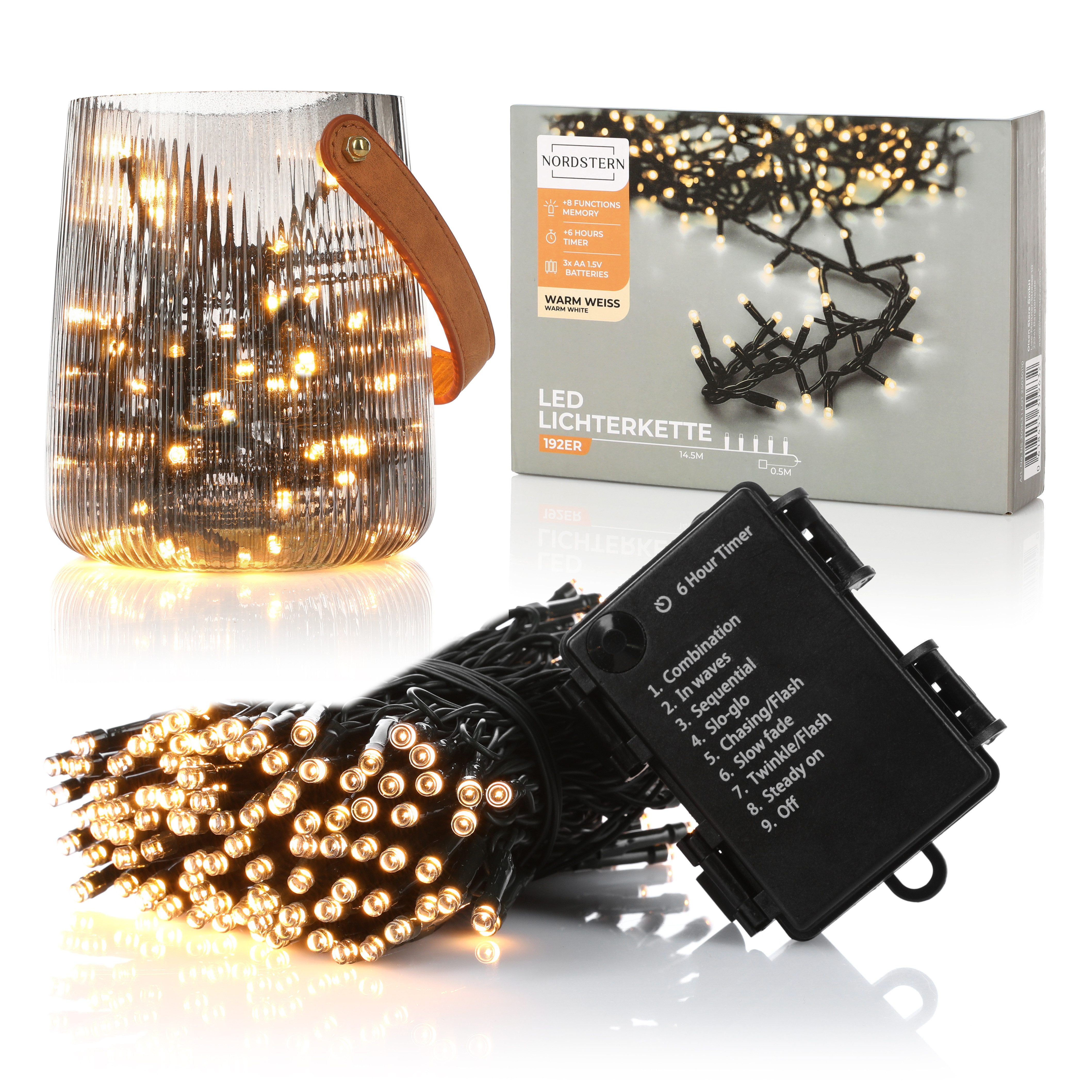 Nordstern LED-Lichterkette WarmWeiß von 24 bis 1.200 LED Weihnachtsdeko für günstig online kaufen