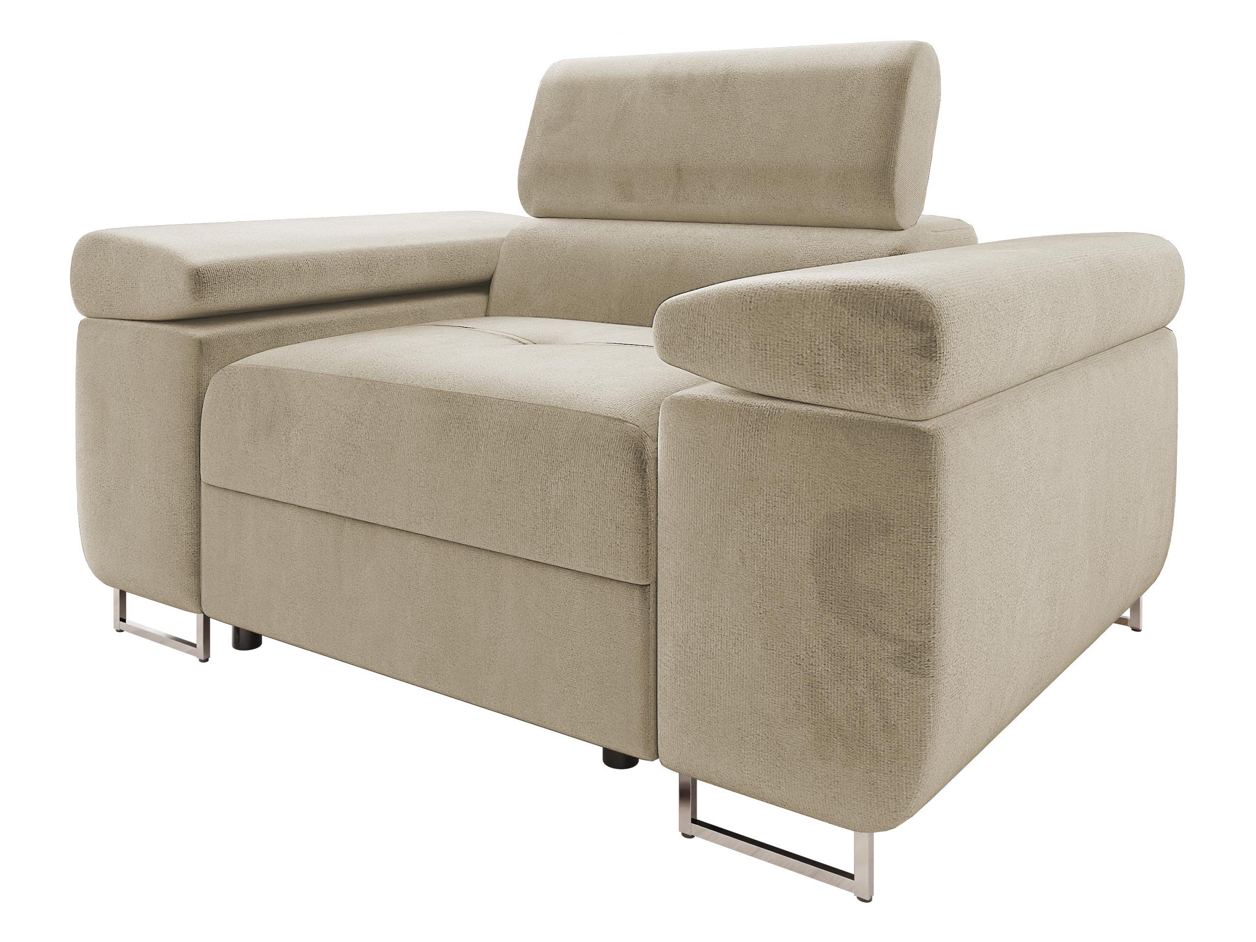 MIRJAN24 Sessel Torezio, Einstellbare Kopfstützen, 134x102x70-90 günstig online kaufen