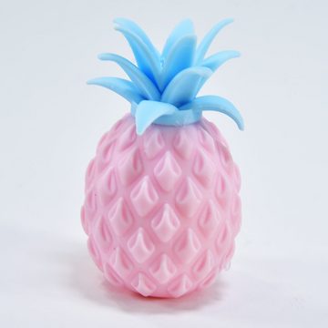 Kögler Lernspielzeug 4 x Quetsch Ananas Antistress Squeeze Toy Handschmeichler 8 x 5 x 5 cm (4-St)