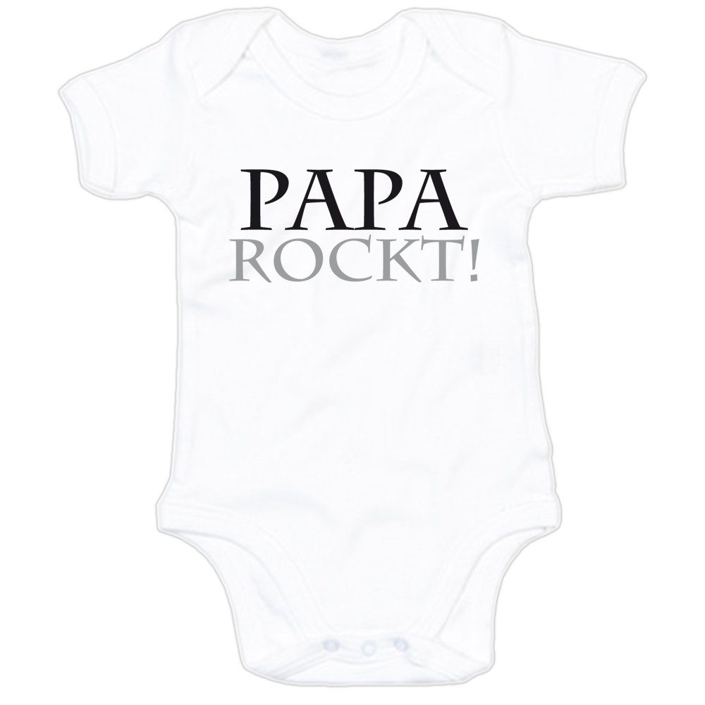 Kurzarmbody Papa rockt!