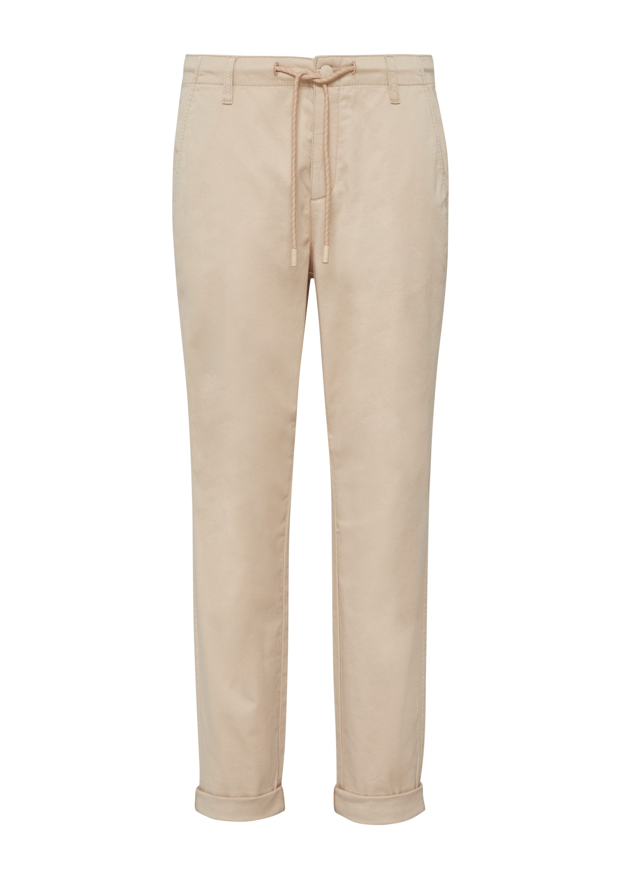 comma Chinos Hose Chinohose mit Kordel-Detail