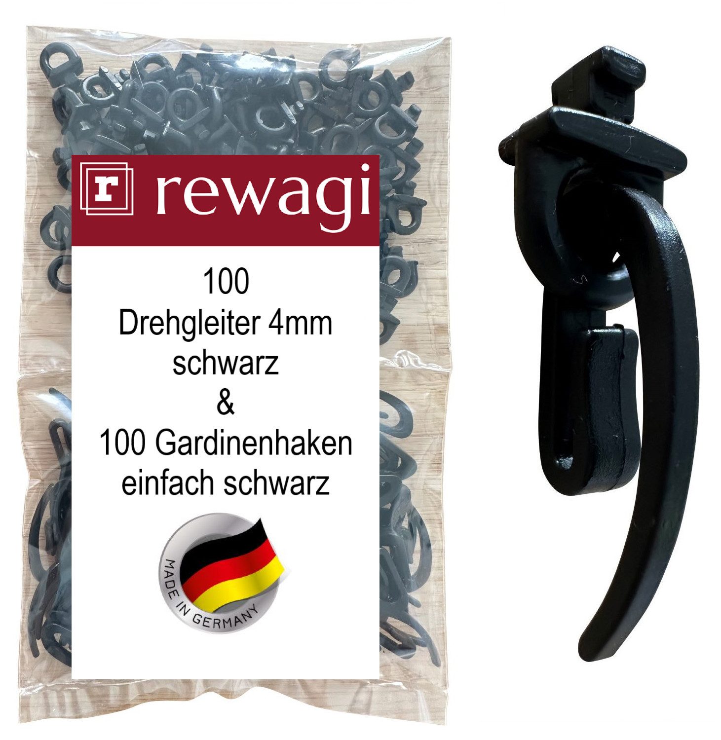 rewagi Gardinengleiter 100 Drehgleiter & 100 günstig online kaufen