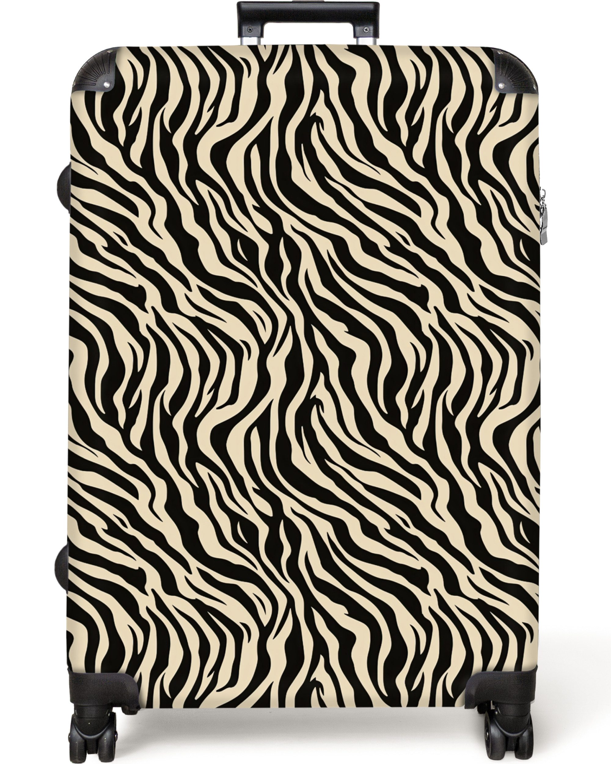 NoBoringSuitcases.com© Hartschalen-Trolley Tiermuster - Zebra - günstig online kaufen
