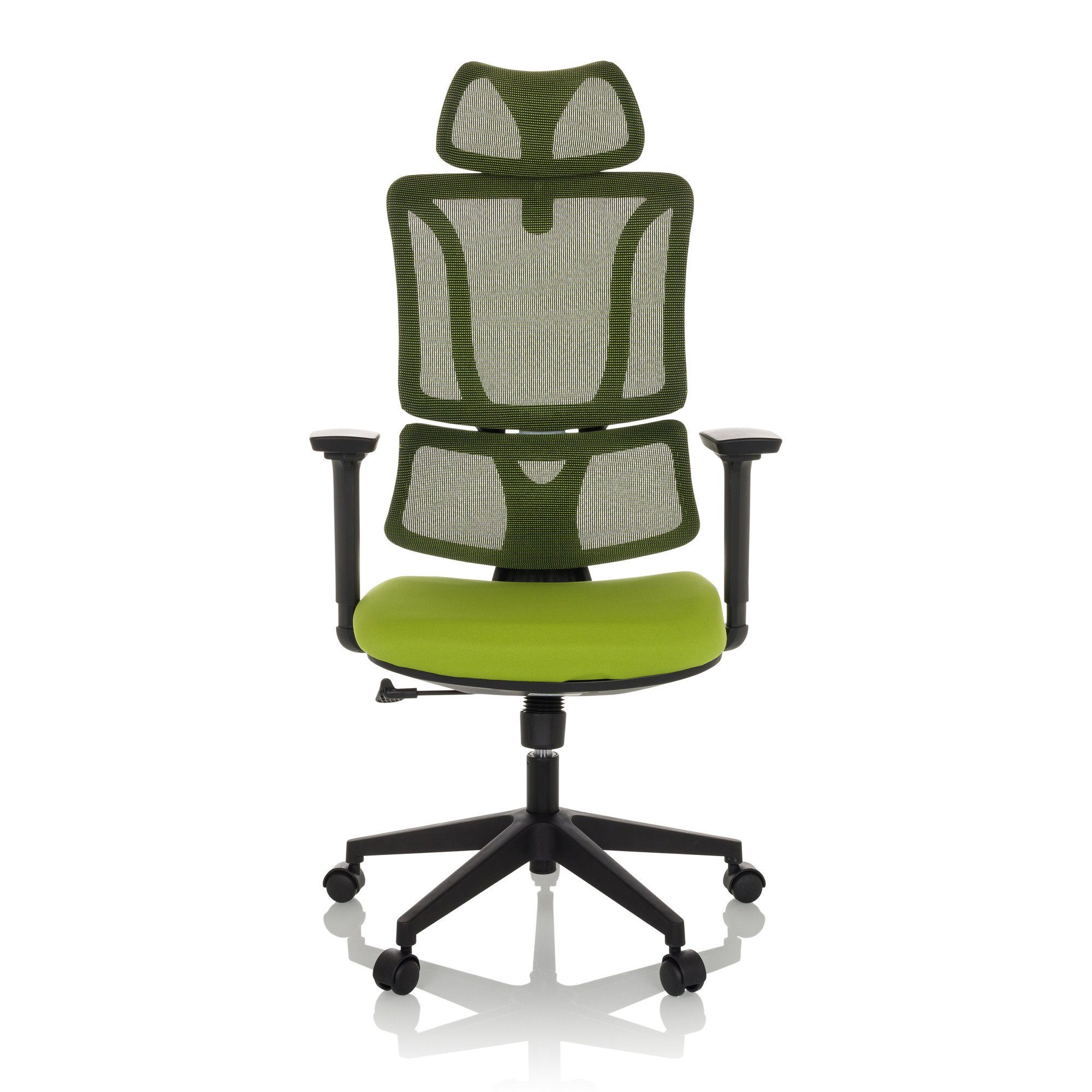 MyBuero Drehstuhl Home Office Bürostuhl ERGOMY Stoff (1 St), Schreibtischstuhl ergonomisch Grün
