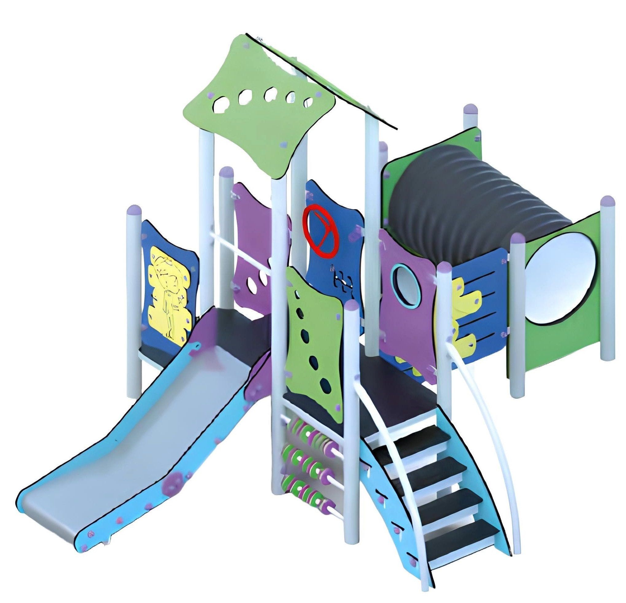 JVmoebel Spielturm Hochwertiger Spielplatz aus robustem Material für Kinder, Made in Europa