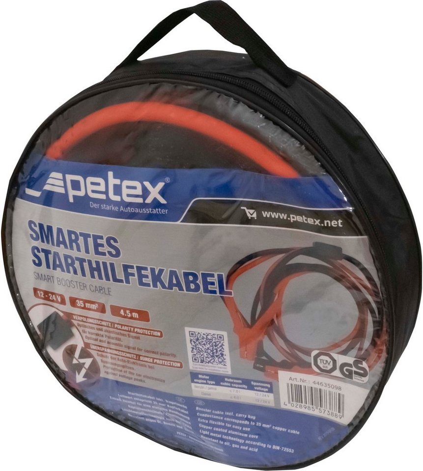 PETEX Starthilfekabel 35mm² 4,5 m Tragetasche