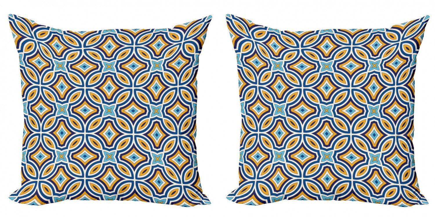 Kissenbezüge Modern Accent Doppelseitiger Digitaldruck, Abakuhaus (2 Stück), Ethnisch Marokkanische Oriental Königs
