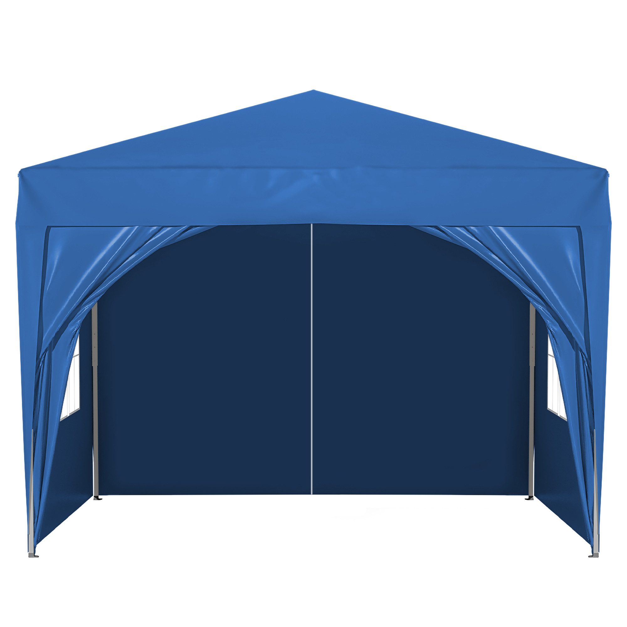 Thanaddo Faltpavillon Faltpavillon 3x3m m. 4 Seitenwänden, höhenverstellbar, wasserdicht