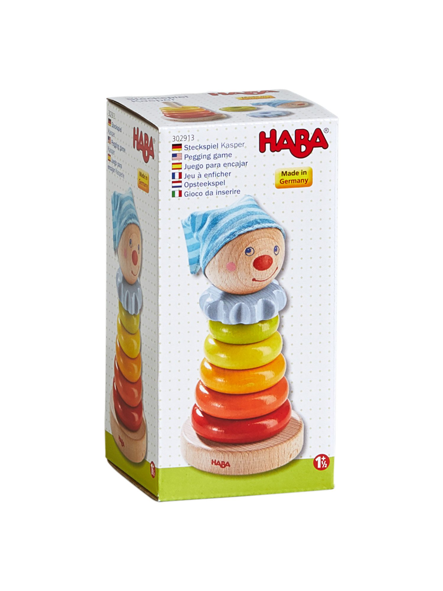 Haba Steckspielzeug Steckspiel Kasper, unisex neutral
