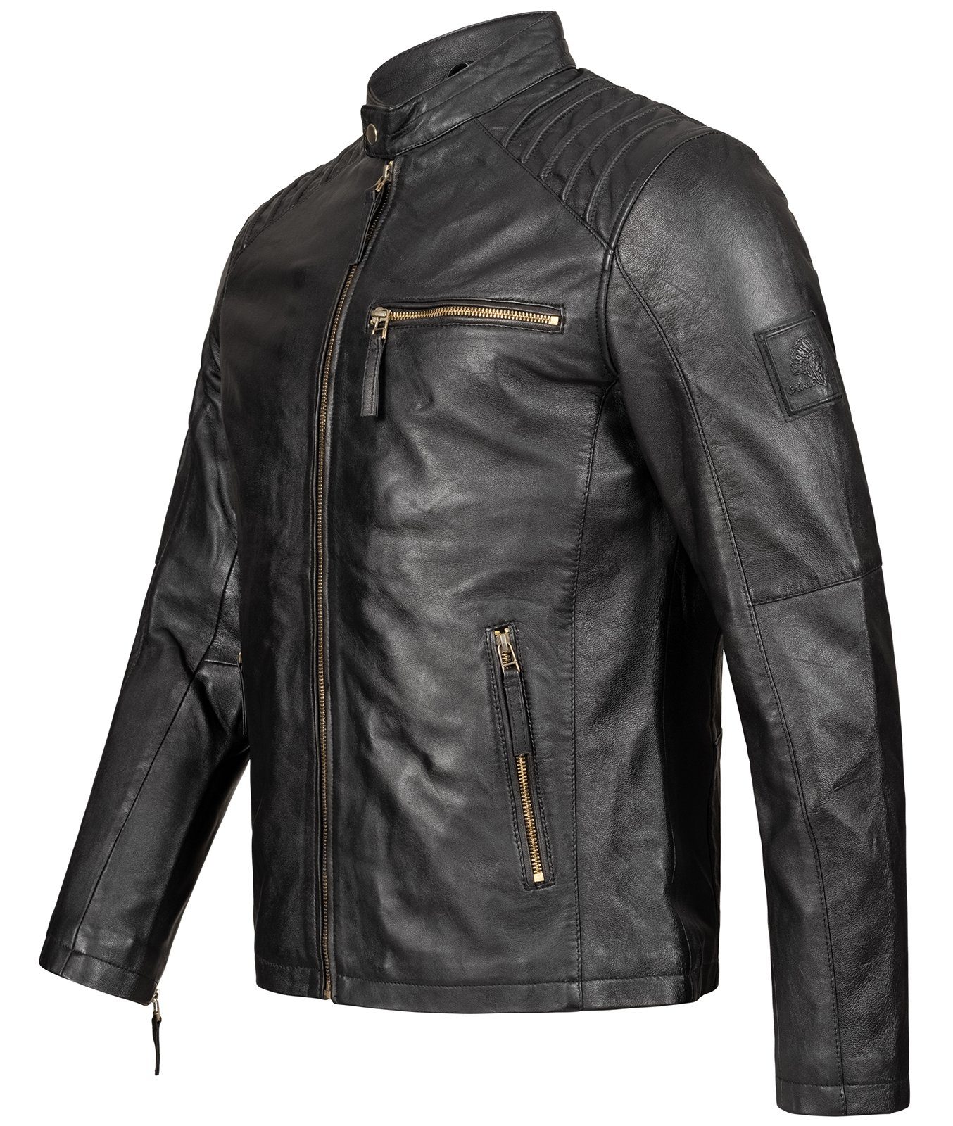 Rock Creek Lederjacke Herren Lederjacke H-291