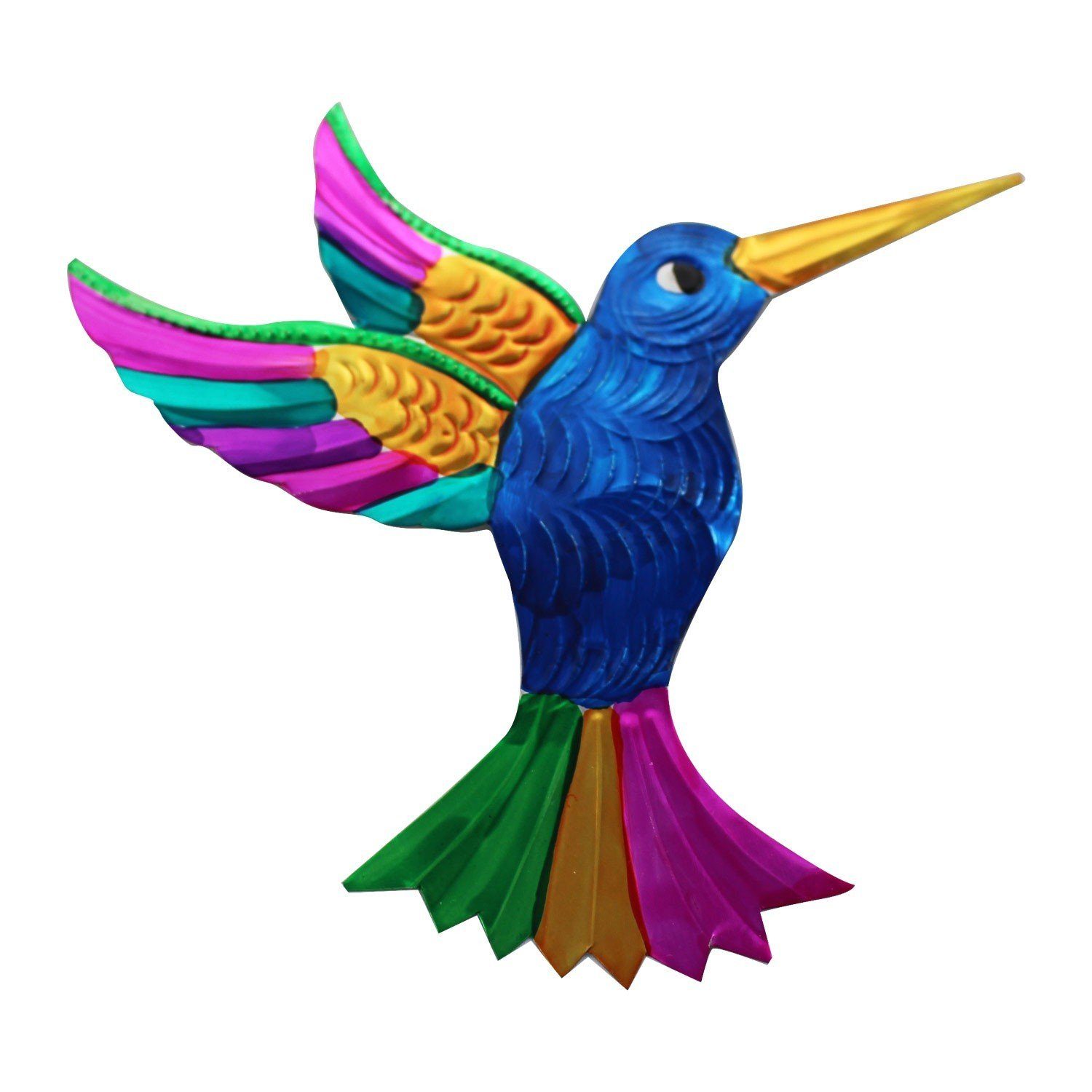 mitienda Wanddekoobjekt Wanddeko Kolibri Dekoanhänger blau