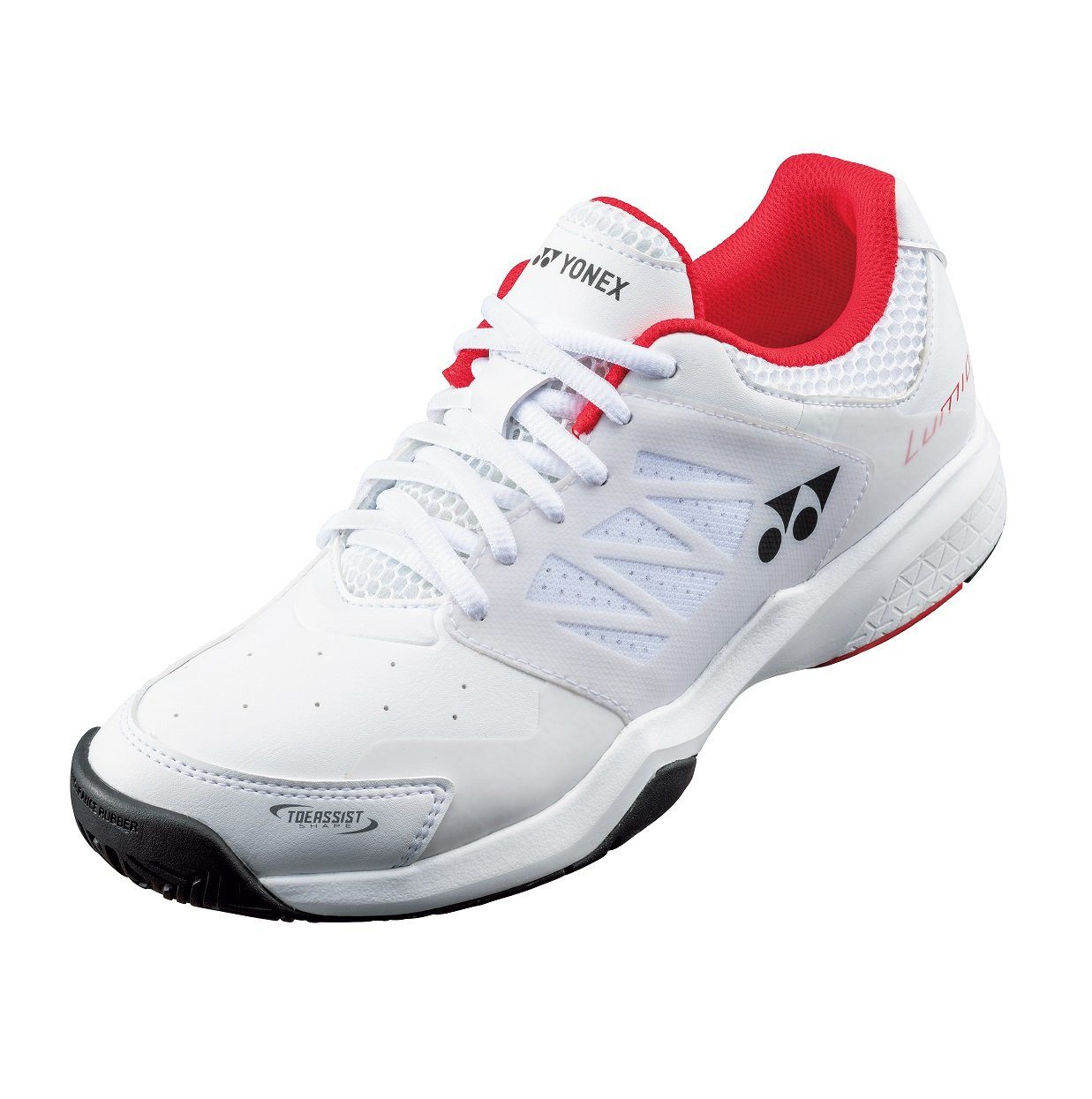 Power Cushion Lumio 3 Allcourt weiss/rot Herren Tennisschuh
