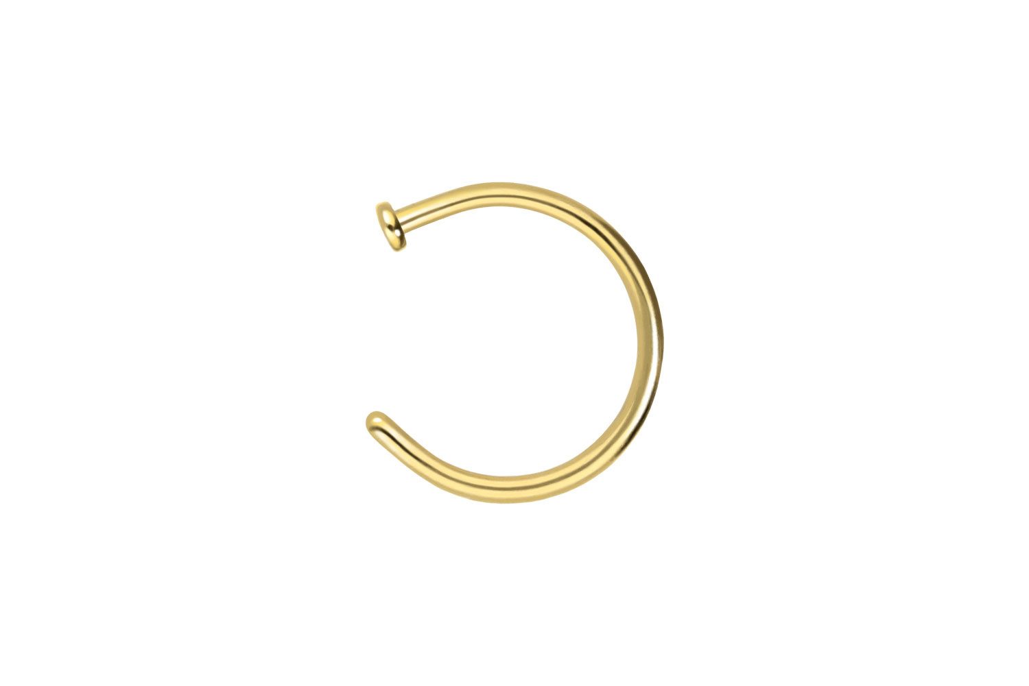 PIERCINGLINE Nasenpiercing Titan Nasenring offen PLATTE (Nasenstecker, 1-tl günstig online kaufen