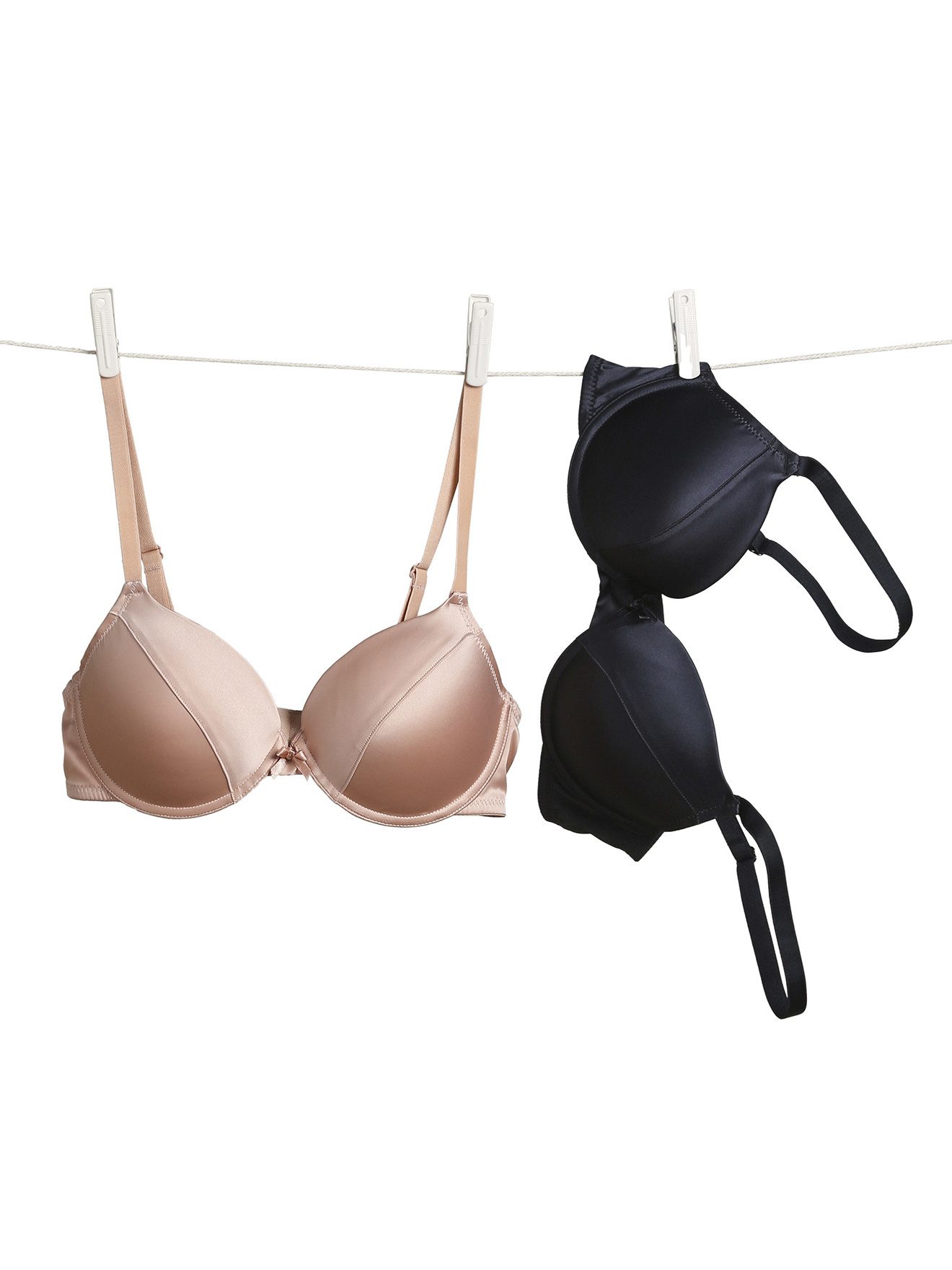 vertbaudet Still-BH BHs aus Mikrofaser-Satin 2er-Pack günstig online kaufen