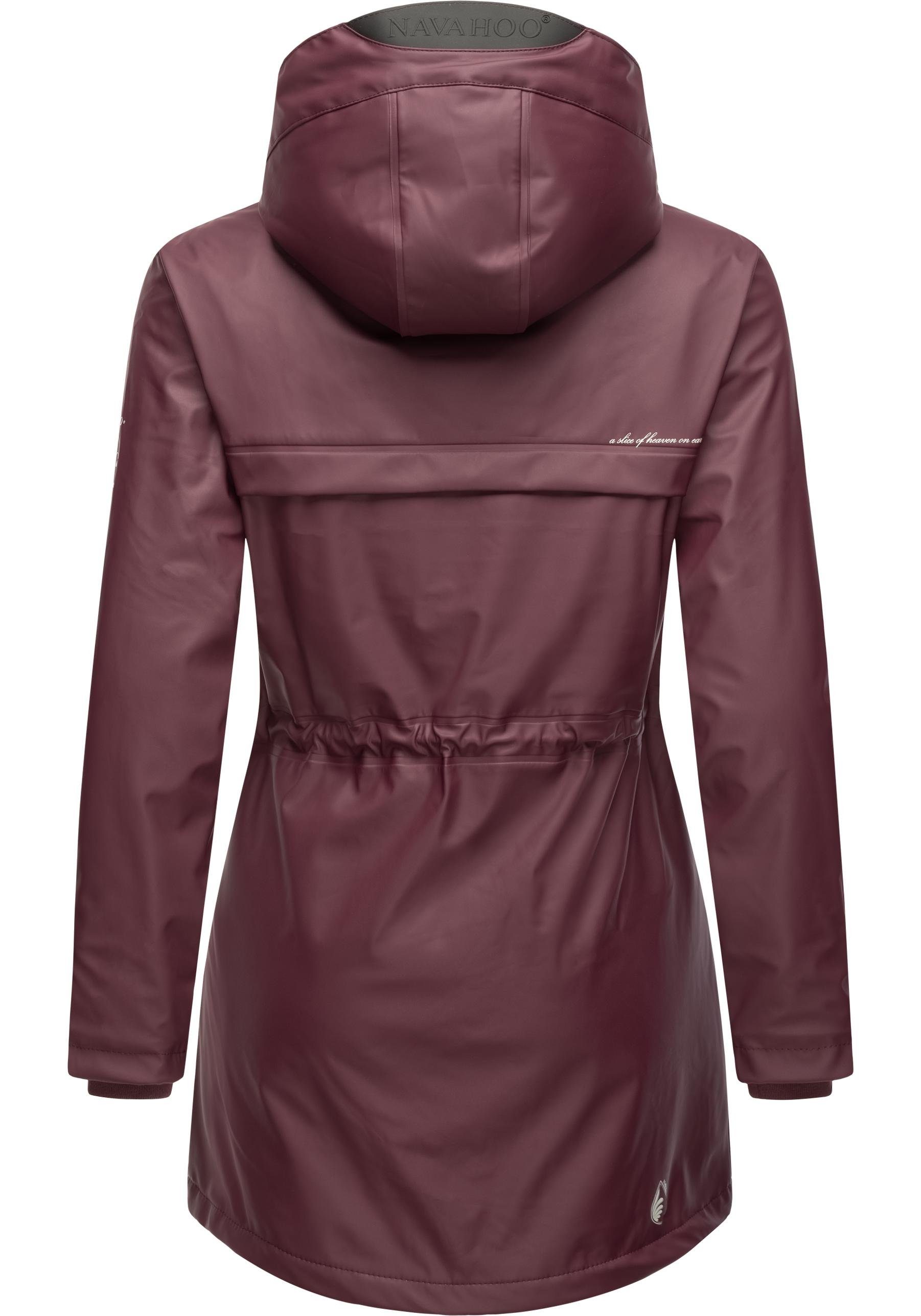 Navahoo Regenmantel Rainy Forest modischer Damen Outdoor Regenparka