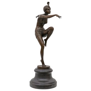 Aubaho Skulptur Bronzeskulptur Bronze Con Brio nach Preiss Bronzefigur Skulptur Antik-