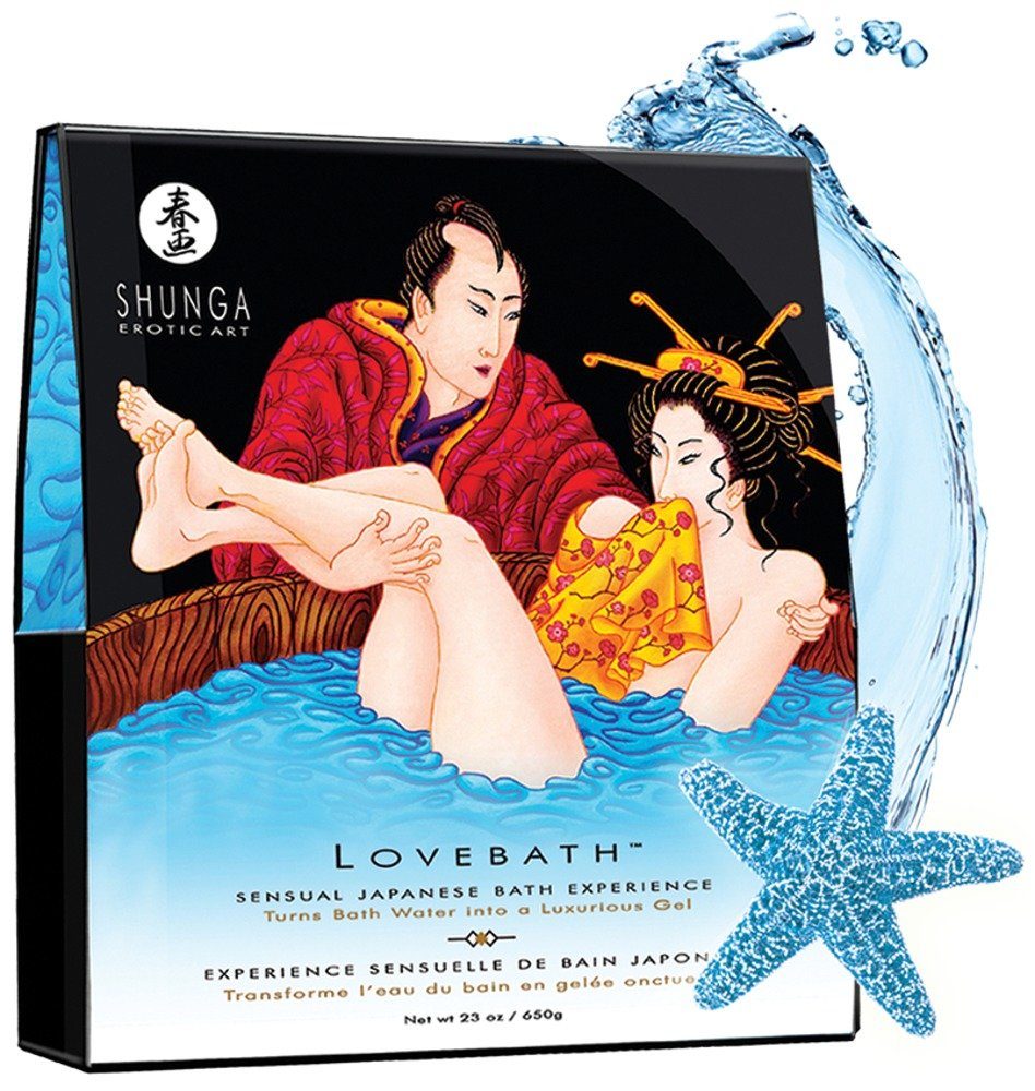 Badeerlebnis für Lovebath Temptations g, sinnliches 650 - Badesalz SHUNGA ein Shunga Ocean