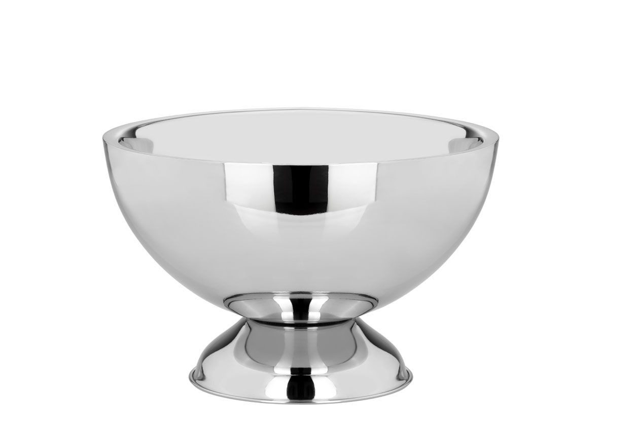 Hermann Bauer jun. Kollektion GmbH Wein- und Sektkühler Champagner-/Flaschenkühler Bowl Hochglanz poliert (H) 21 x 32 cm