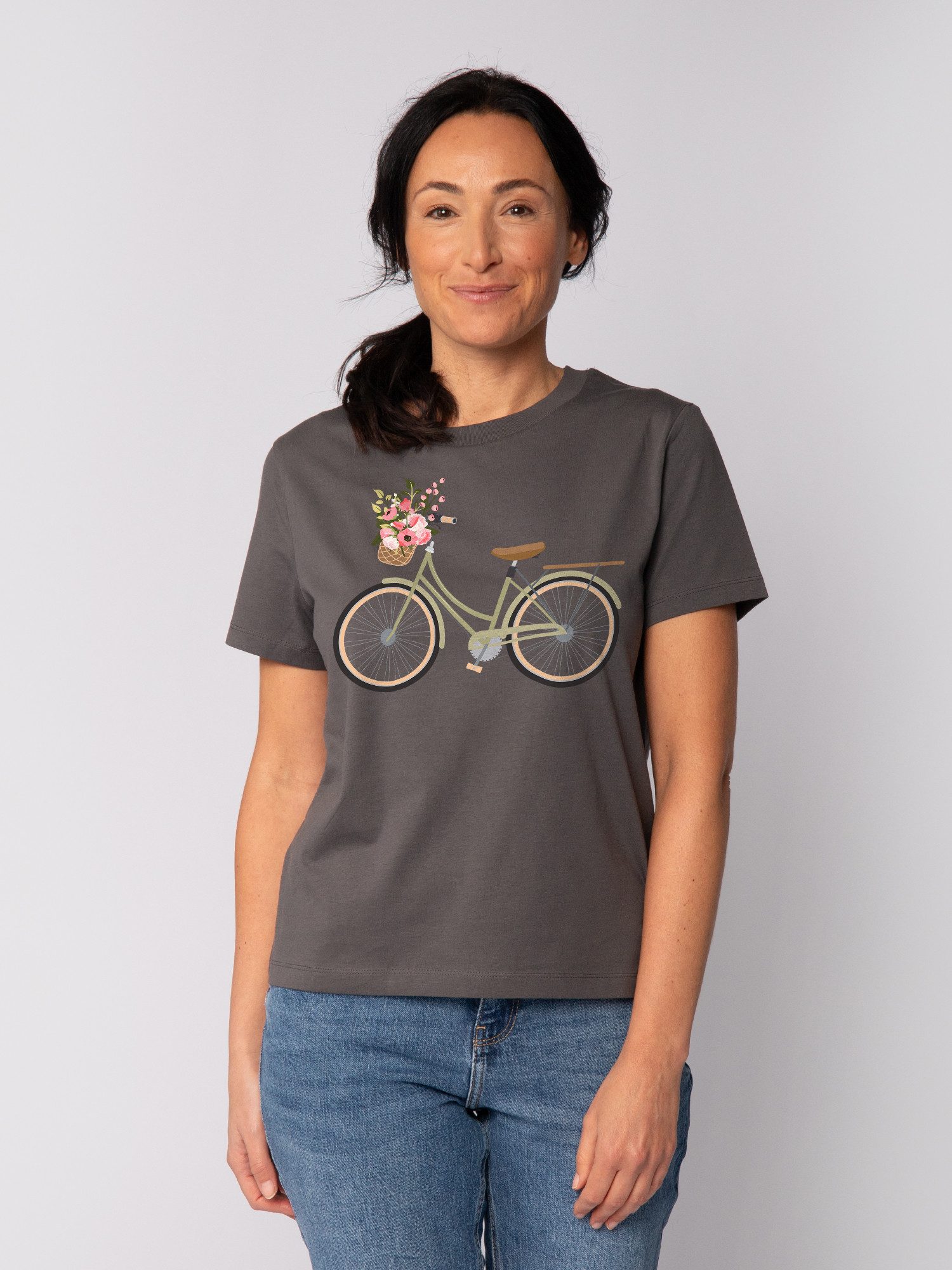 T-Shirt Damenfahrrad