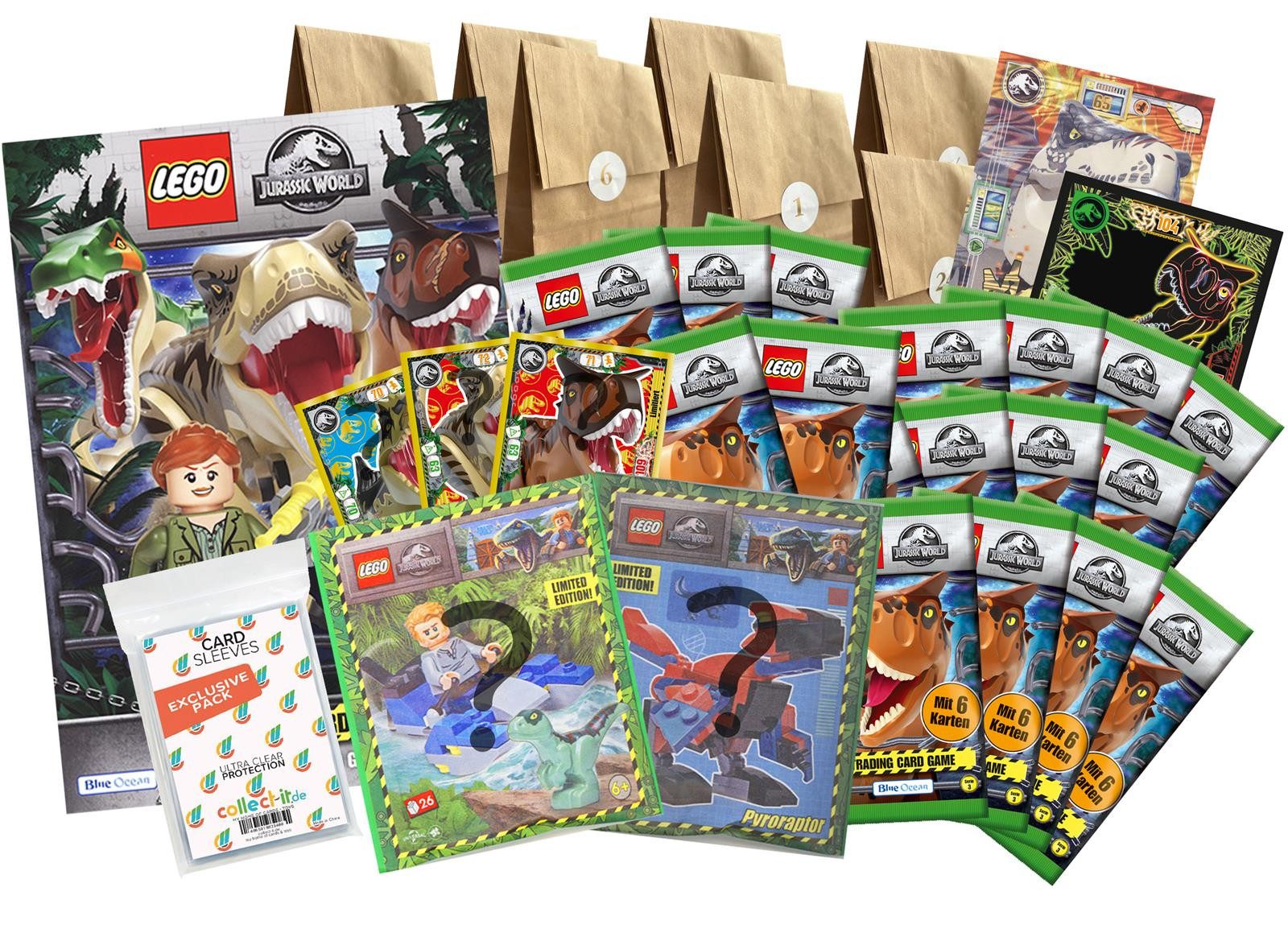 LEGO® Sammelkarte LEGO Jurassic World Der Adventskalender 2023 DELUXE