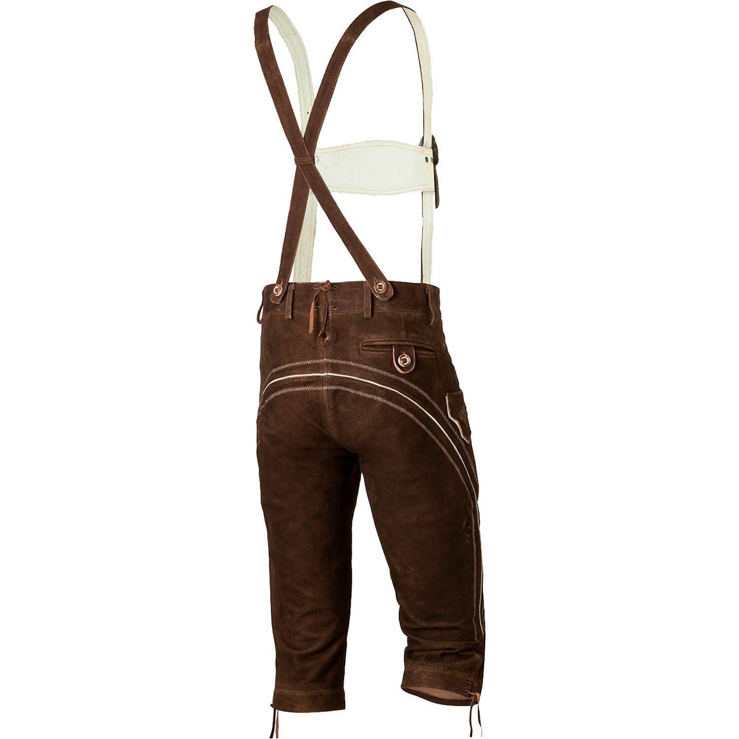 Wiesnkönig Trachtenlederhose Lederhose Tegernsee K13 Crema Kb