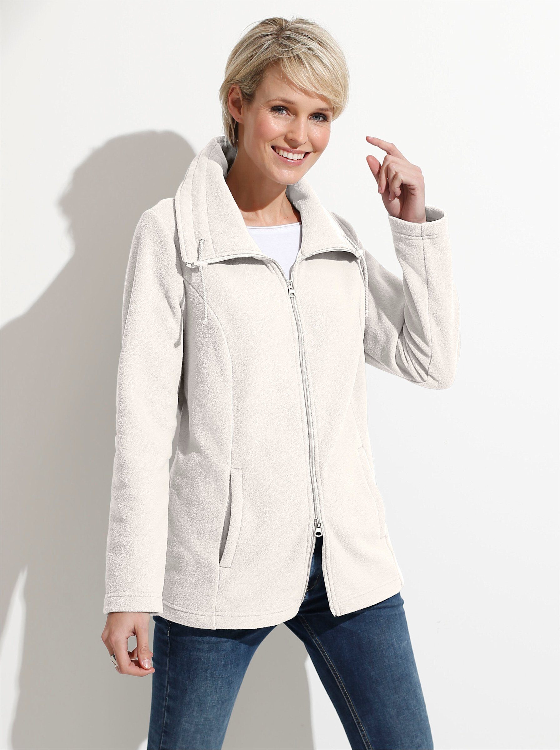 Sieh an! Fleecejacke Fleece-Jacke Langarm – Bild 2 von 3
