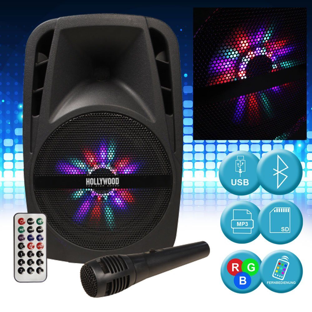 ETT Lautsprecher (Musik Anlage 300 W Bluetooth Party Karaoke Trolley Stereo  SD MP3)