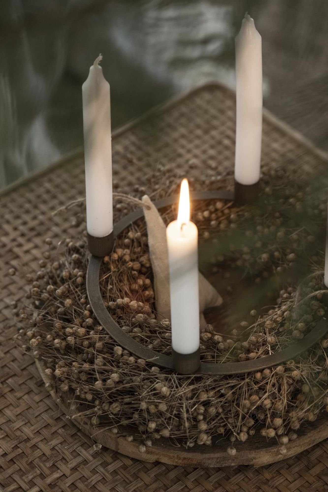Ib Laursen Kerzenhalter Kerzenständer Kerzenhalter Messing Adventskranz Ib Weihnachten