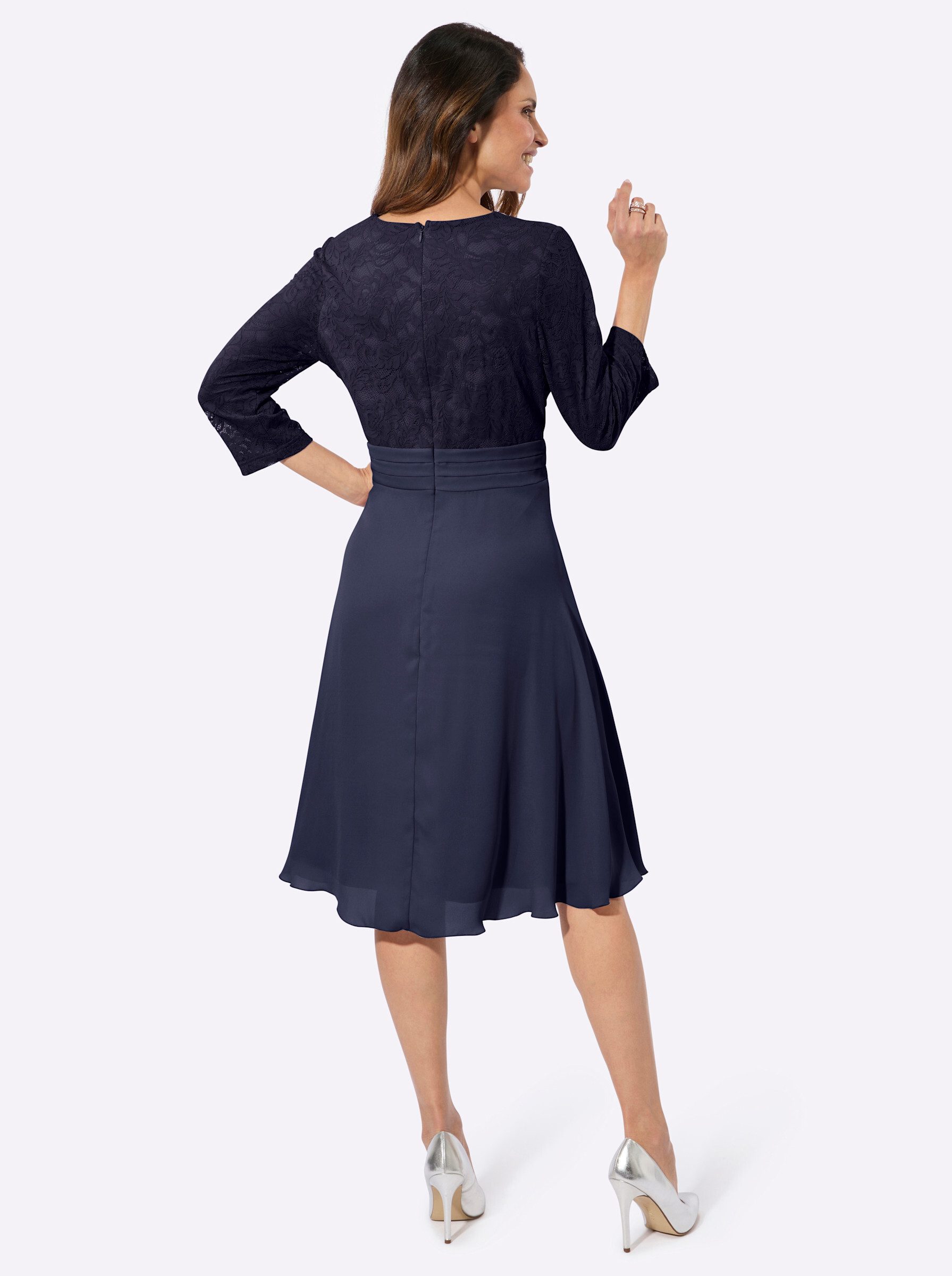 Witt Etuikleid Spitzen-Kleid 3/4-Arm