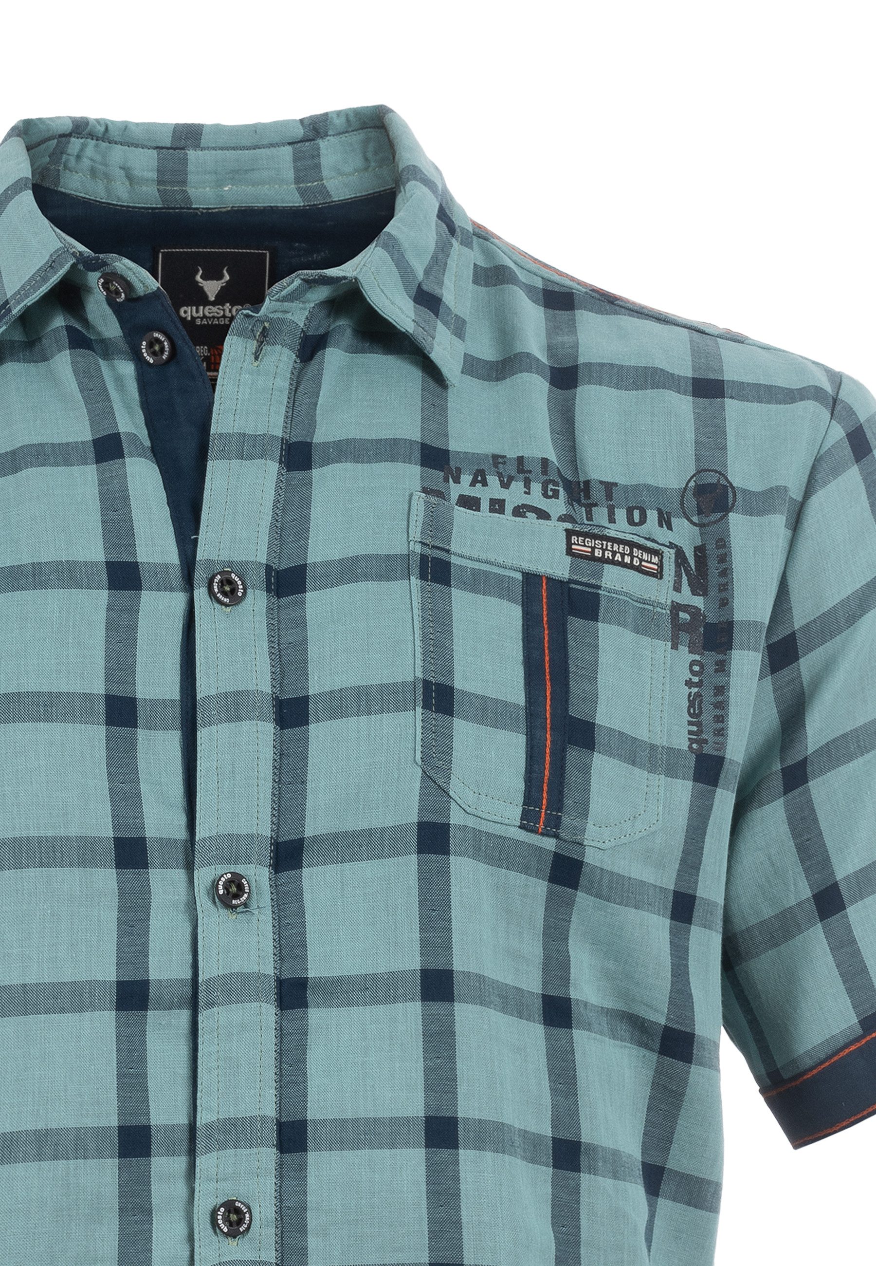 S'questo Kurzarmhemd Hemd 1/2