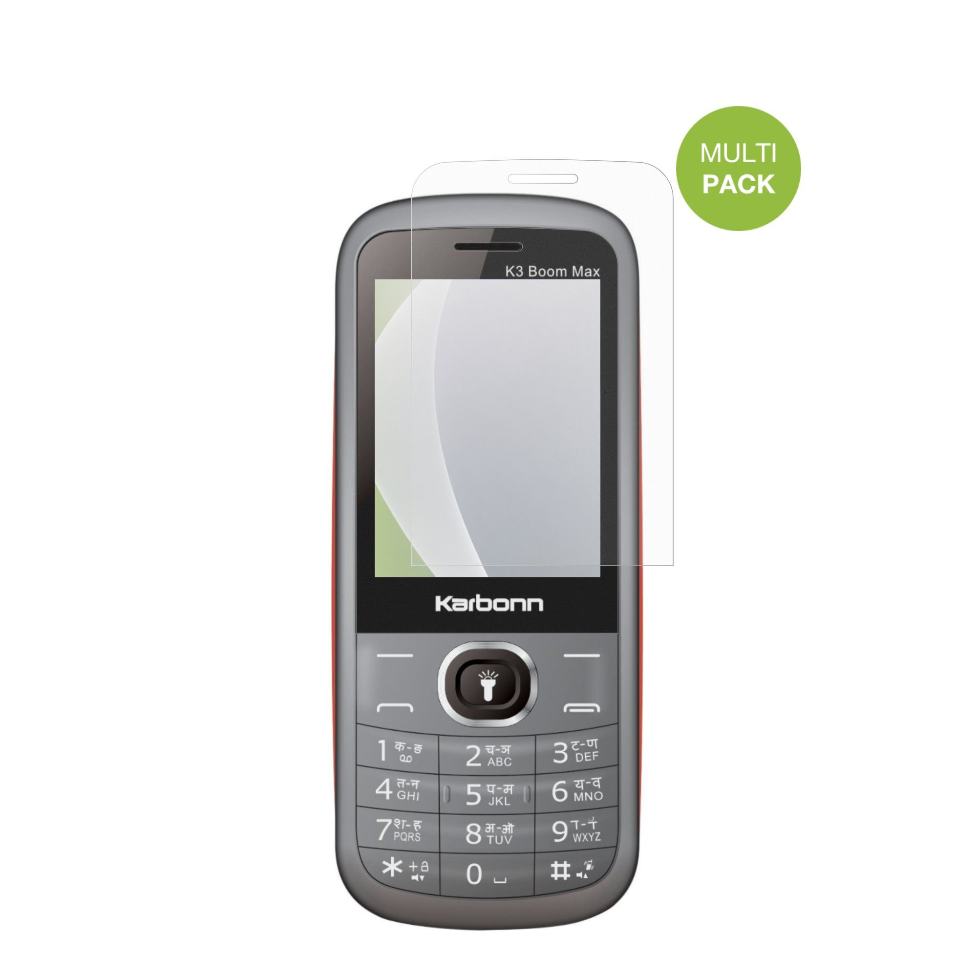 dipos Displayschutzfolie Schutzfolie für Karbonn K3 Boom Max, 4 Stück, Displayschutz Schutz Folie Made in Germany