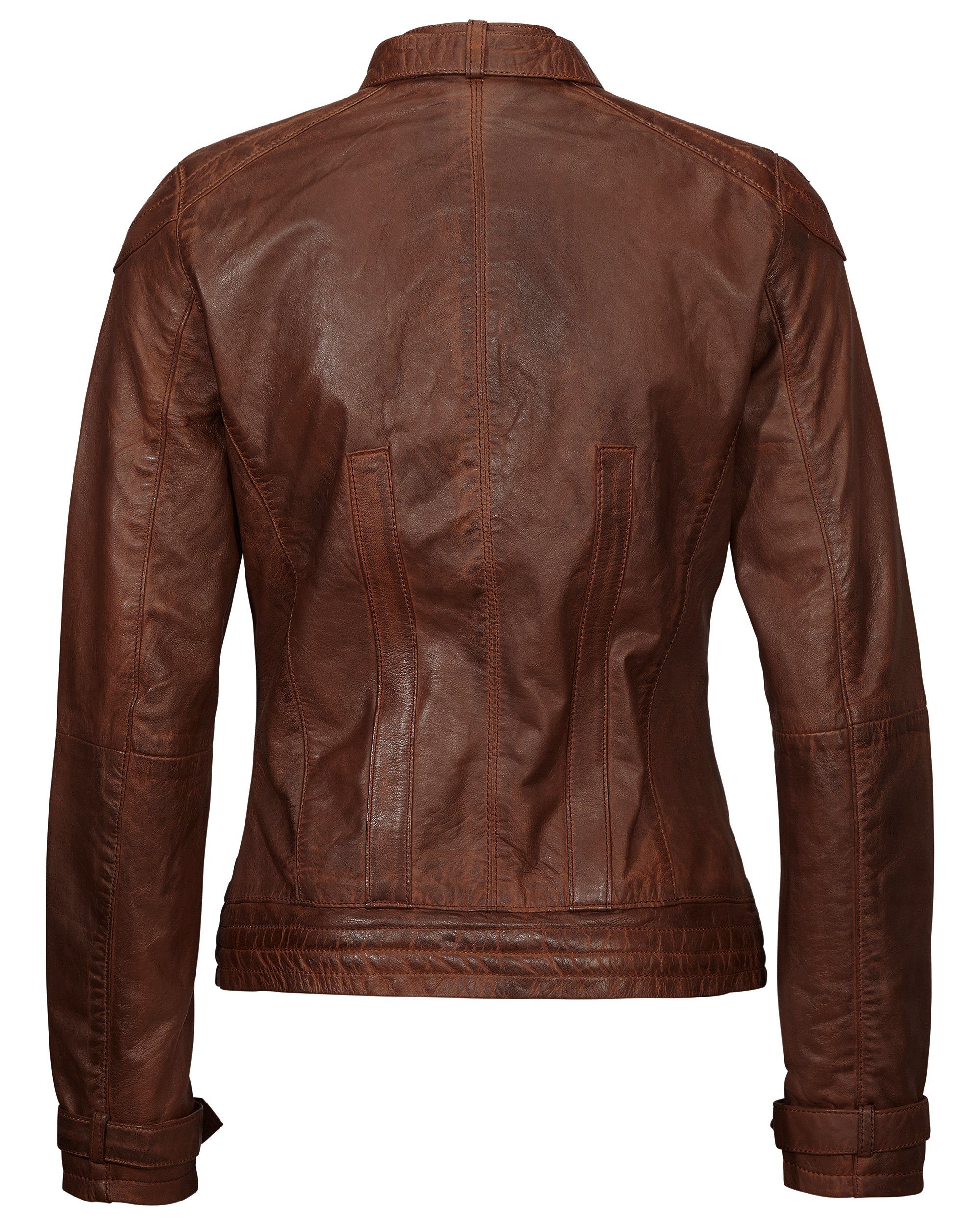 oxblood MUSTANG Lederjacke 14Ryana