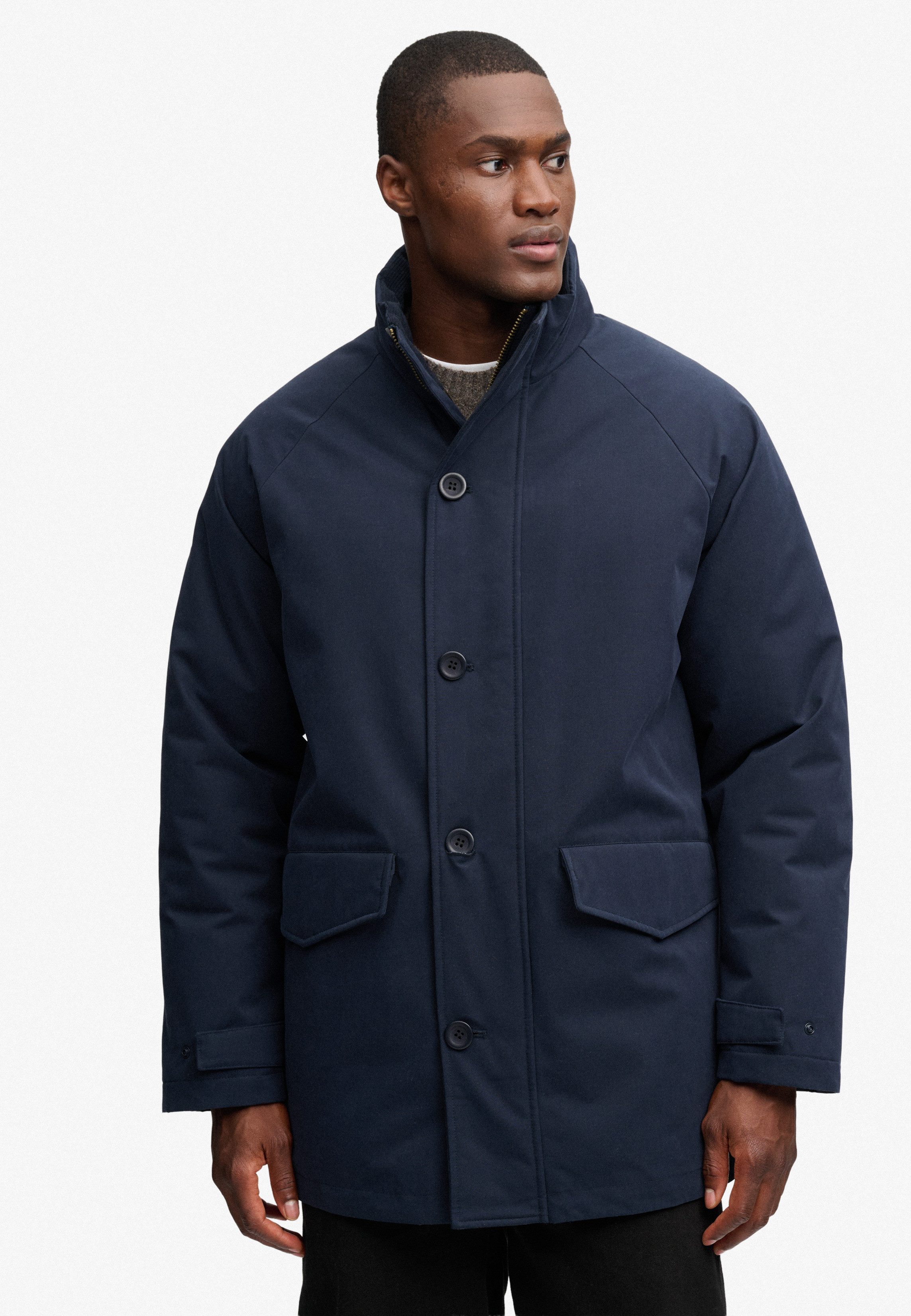 Superdry Parka PREMIUM PADDED CAR COAT Materialmix, regular fit