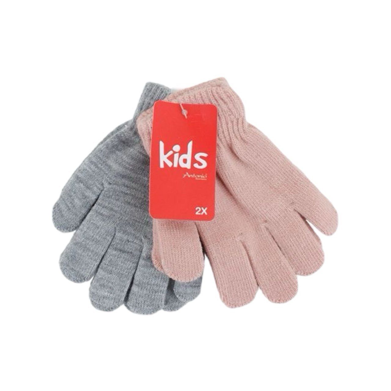 VewoTex Strickhandschuhe 2er Pack Kinder Handschuhe » Doppelpack Kinderhandschuhe (Doppelpack, 2-St., Paar Handschuhe) » Fingerhandschuhe in 2 Farben