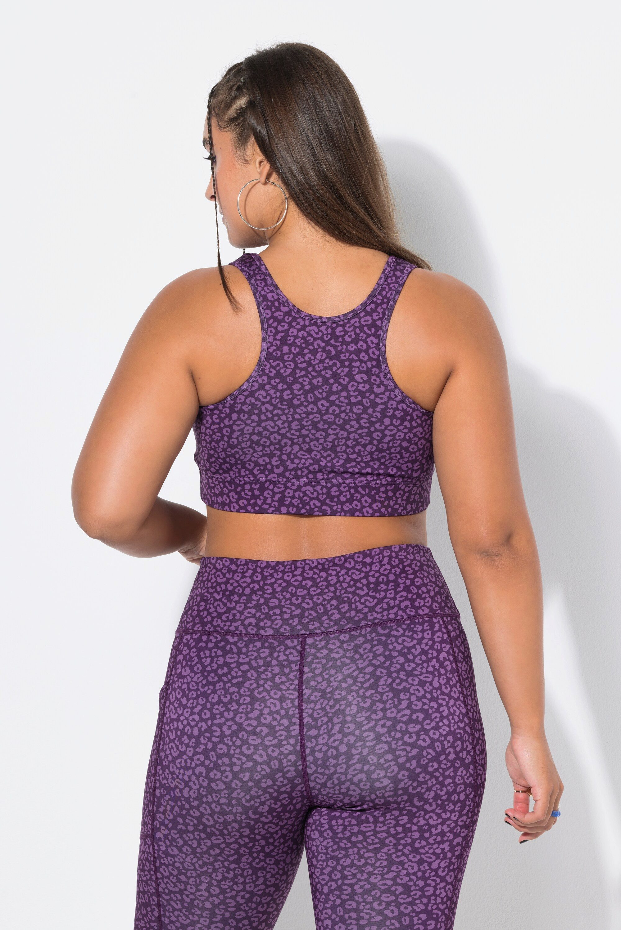 Studio Untold Sport-BH Sport Bustier Color-Leo Mesh-Futter