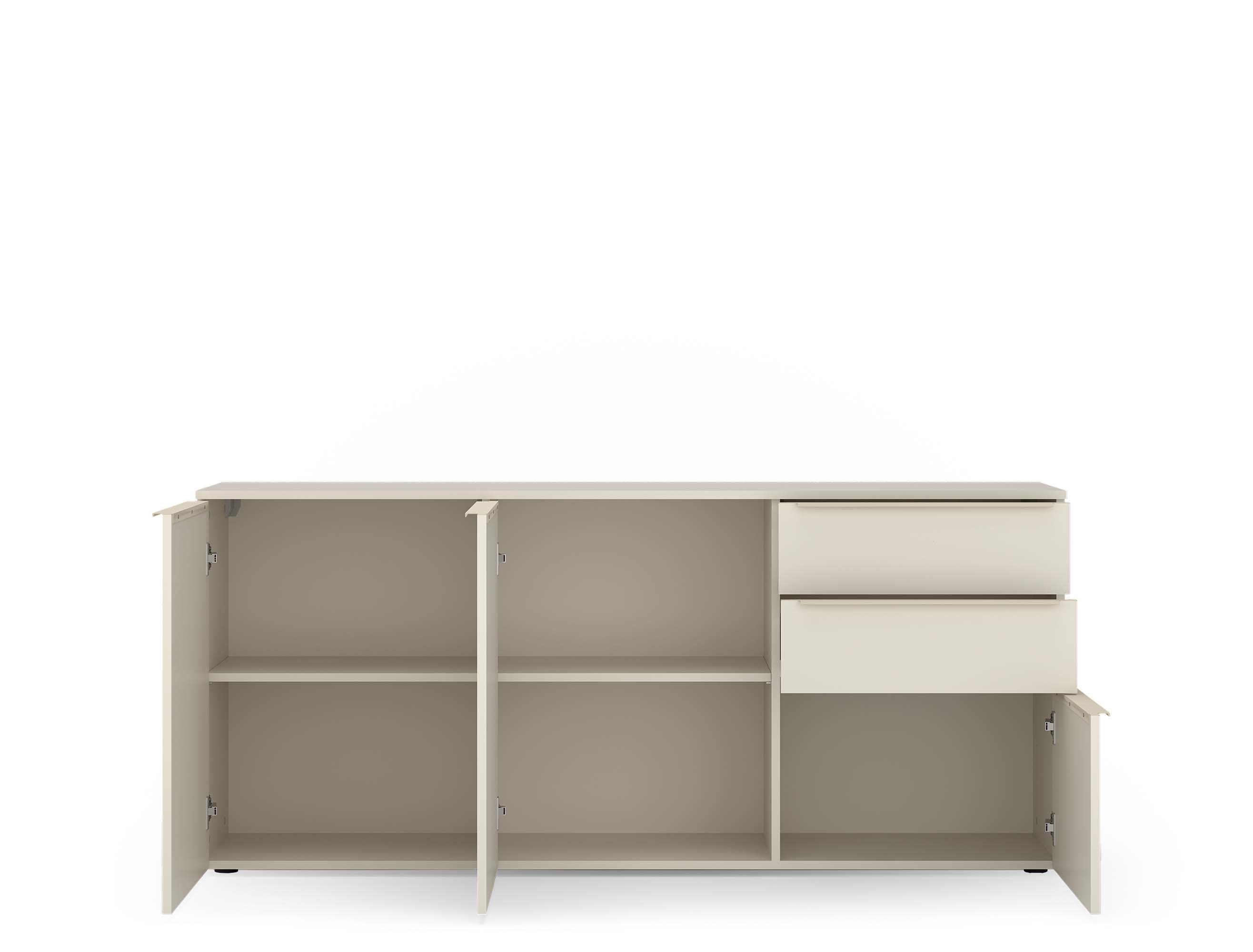 TOM TAILOR HOME Sideboard COLOR PUZZLE Medium Cabinet 07 – 3 Türen, 1 Schublade, Breite 1650 mm – Stauraum mit dem besonderen Farbkick