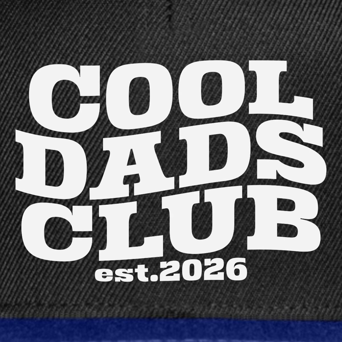 Spreadshirt Snapback Cap Cool Dads Club Est. 2026 Snapback Cap (1-St)