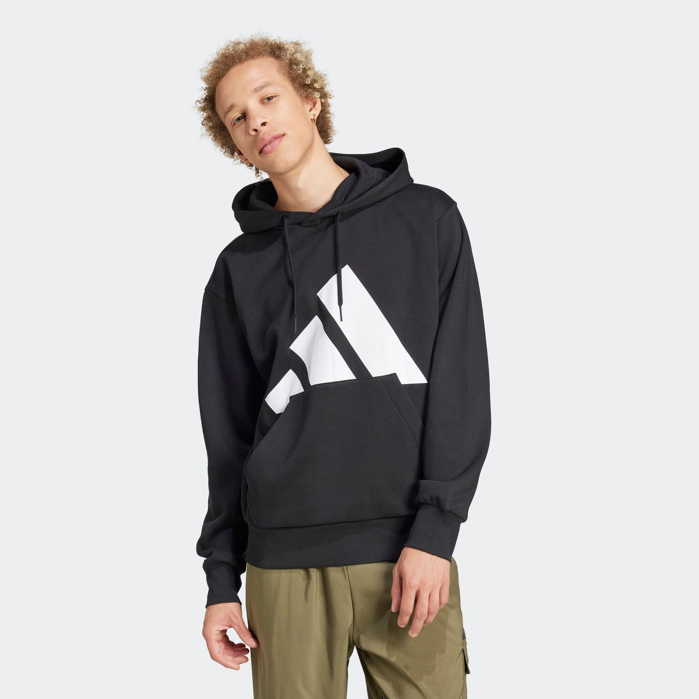 adidas Sportswear Kapuzensweatshirt M BL FL HD ohne Verschluss, mit Rippbün günstig online kaufen