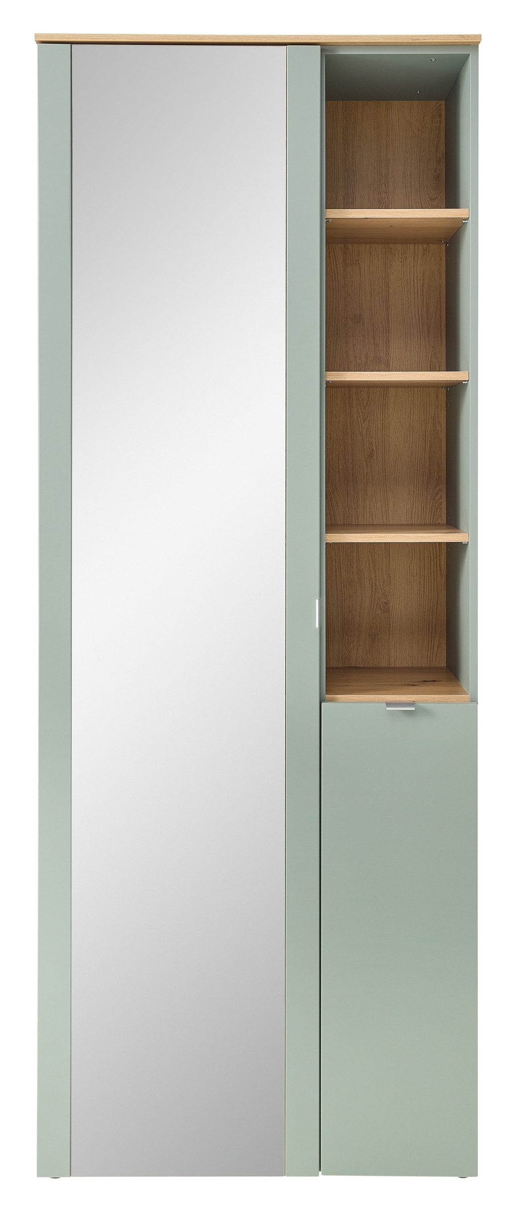 Innostyle Garderobenschrank in Schilfgrün matt - 78x202x38 (BxHxT)