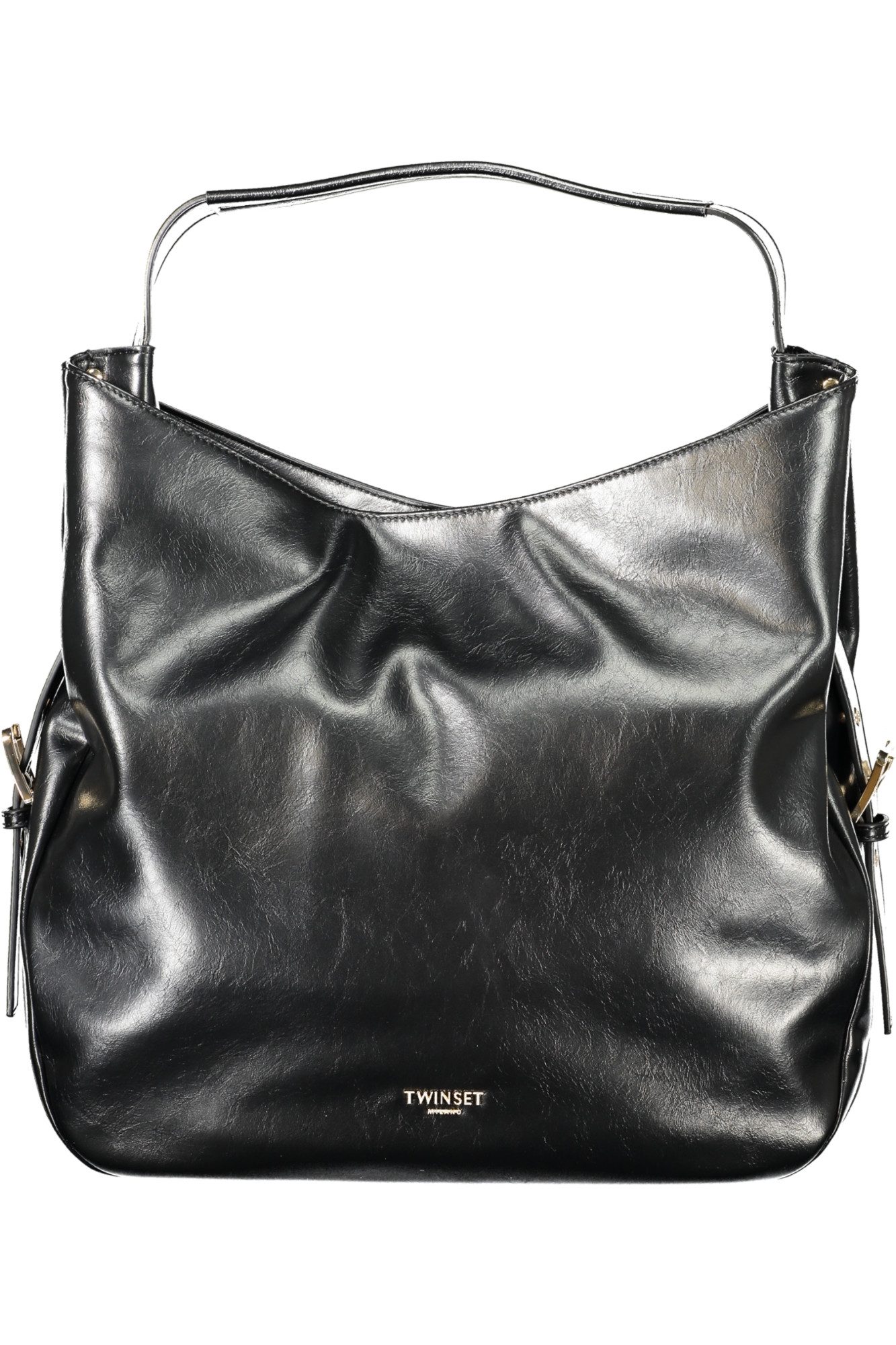 TWINSET Umhängetasche, Elegante Schwarze Hobo-Tasche: Stilvolle Details & Praktisches Design