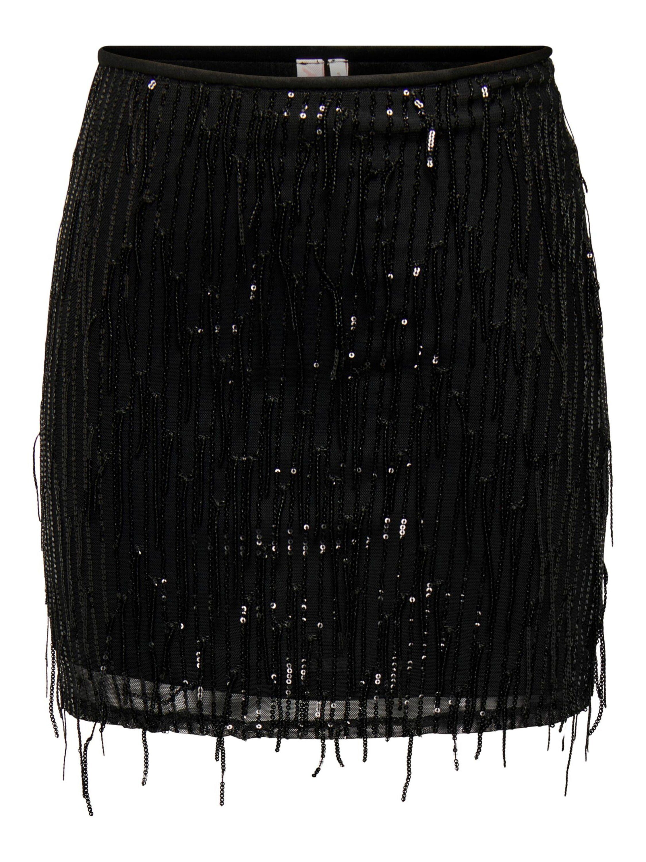 ONLY Bleistiftrock Spacy (1-tlg) Pailletten