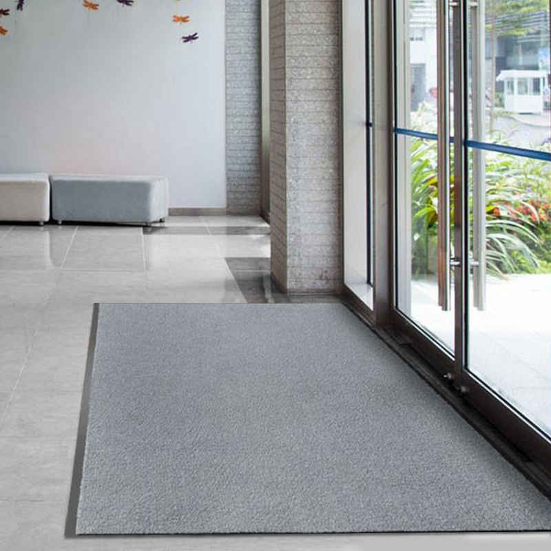 Fußmatte »Sauberlaufmatte Dublin, viele Farben & Größen, aus Polyamid«, Karat, rechteckig, Höhe: 7 mm, geeignet für Fußbodenheizung
