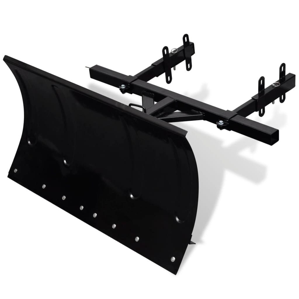 DOTMALL Schneeschieber Schneeschild Universal 5 Fach verstellbar, stahl,100 x 44 cm