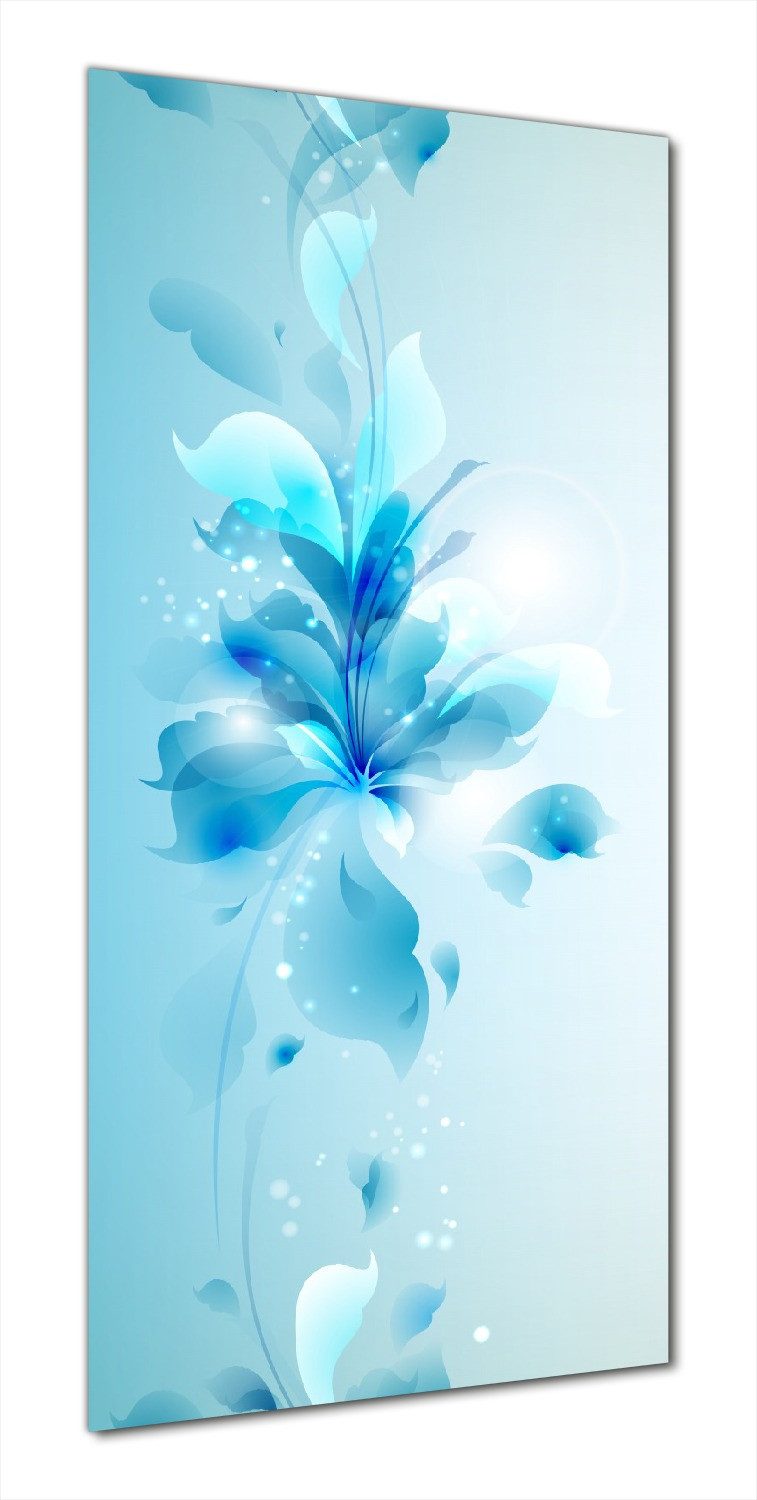 Wallario Duschrückwand Blaues Blumenbuket, (1-tlg) günstig online kaufen