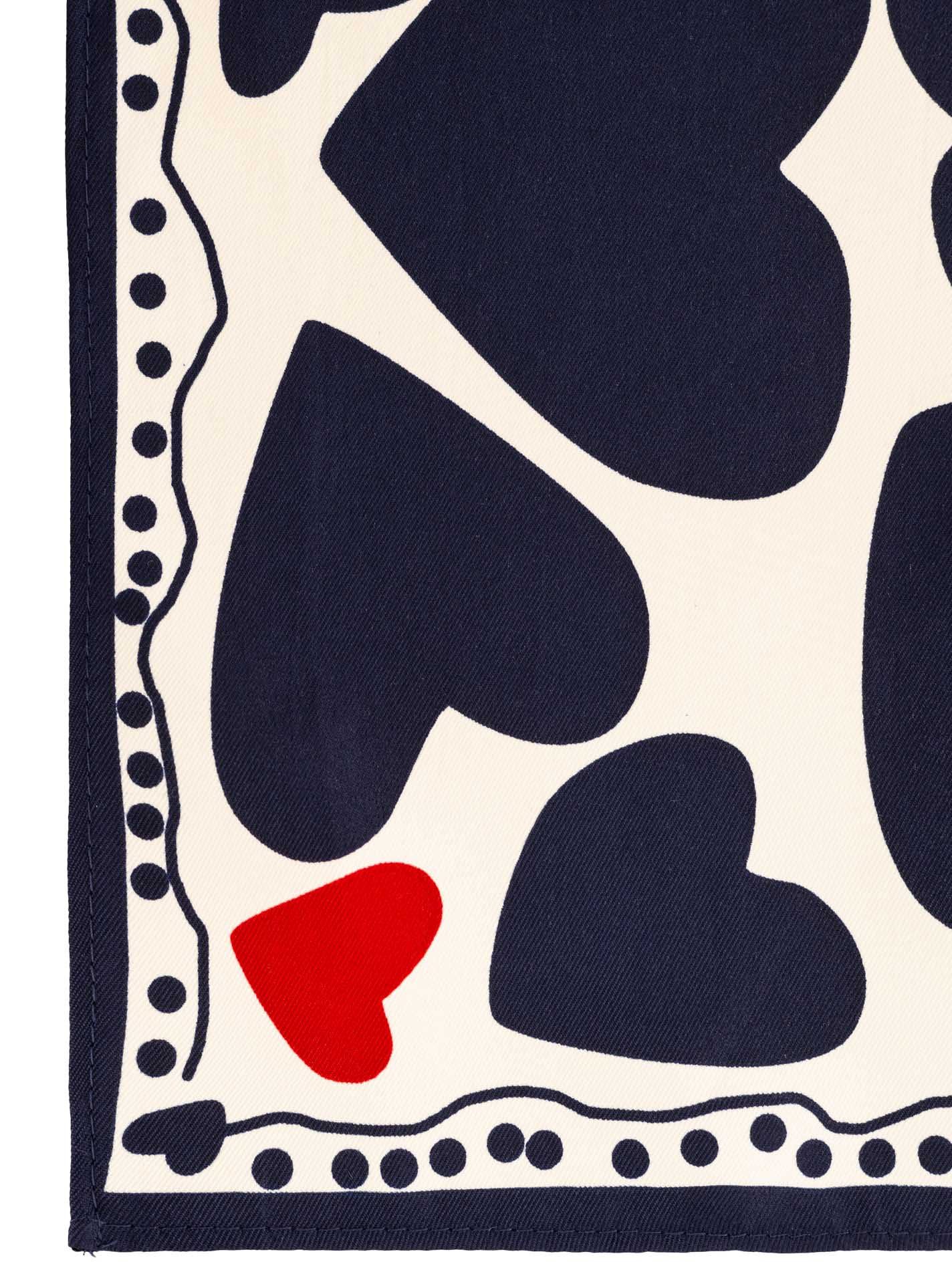 Zwillingsherz Halstuch "Herz'", mit Herzmotiv, glänzend günstig online kaufen