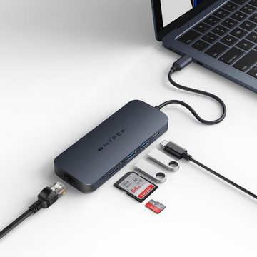 Targus USB-Verteiler HyperDrive EcoSmart Gen.2 Universal USB-C 8-in-1 Hub