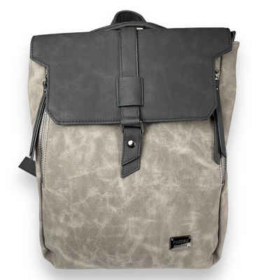 Taschen4life Cityrucksack 2in1 Damen Multifunktions Rucksacktasche D5768, Rucksack & Umhängetasche in Einem